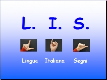 Lingua dei Segni Italiana - Scuola Sant'Onofrio